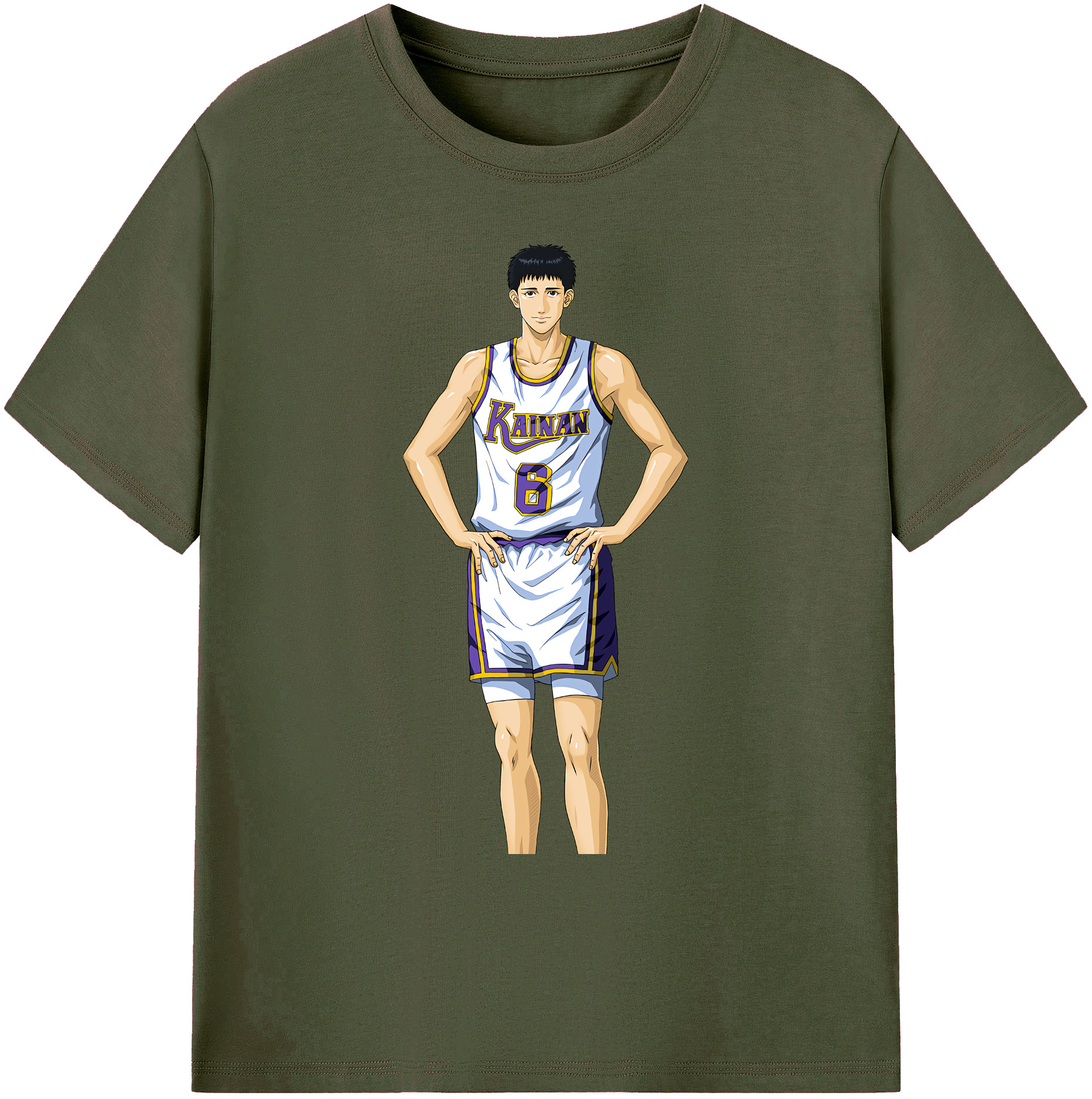 （画像用） SLAM DUNK／スラムダンク 綿100％ メンズ半袖Tシャツ｜肌触りやわらか＆通気性